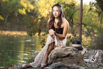 senior portraits in austin at on the hike and bike trail on lady bird lake