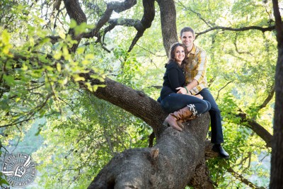 Greenbelt engagement session in Austin.