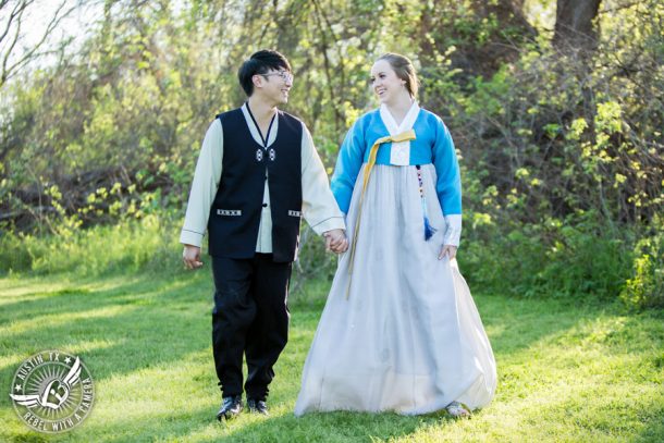 Korean engagement session in Austin, Texas