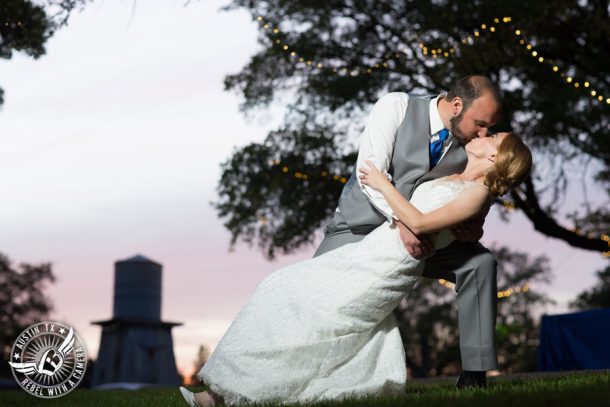 Fun wedding photographer at Kindred Oaks in Austin, Texas