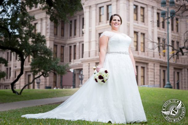 Texas State Capitol in Austin bridal portraits - Nicole Schultz Makeup - Vain Salon - Belle Saison